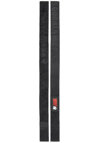 Gorilla Wear Leather Lifting Straps, black