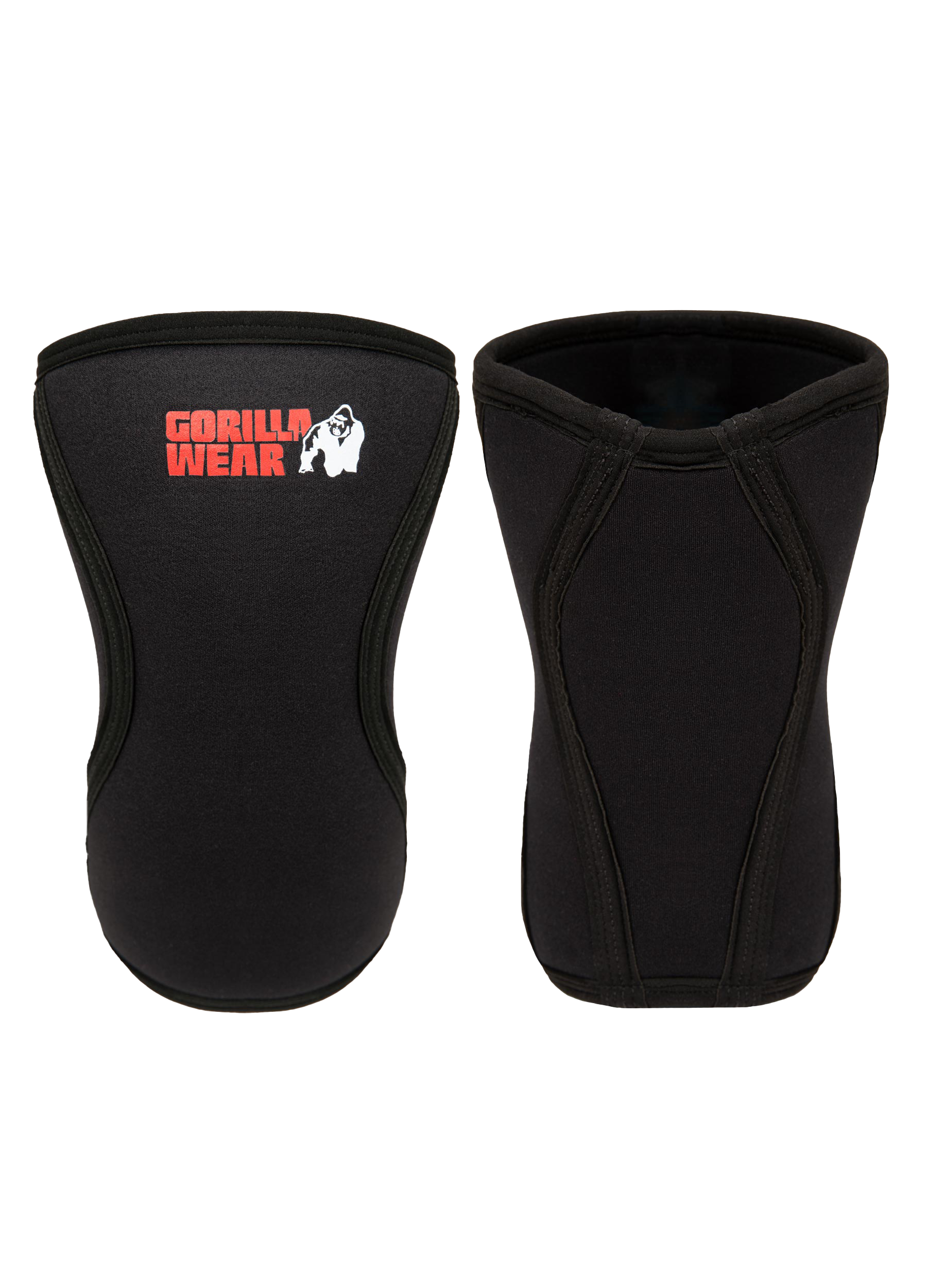 Gorilla Wear 5 MM Knee Sleeves, black