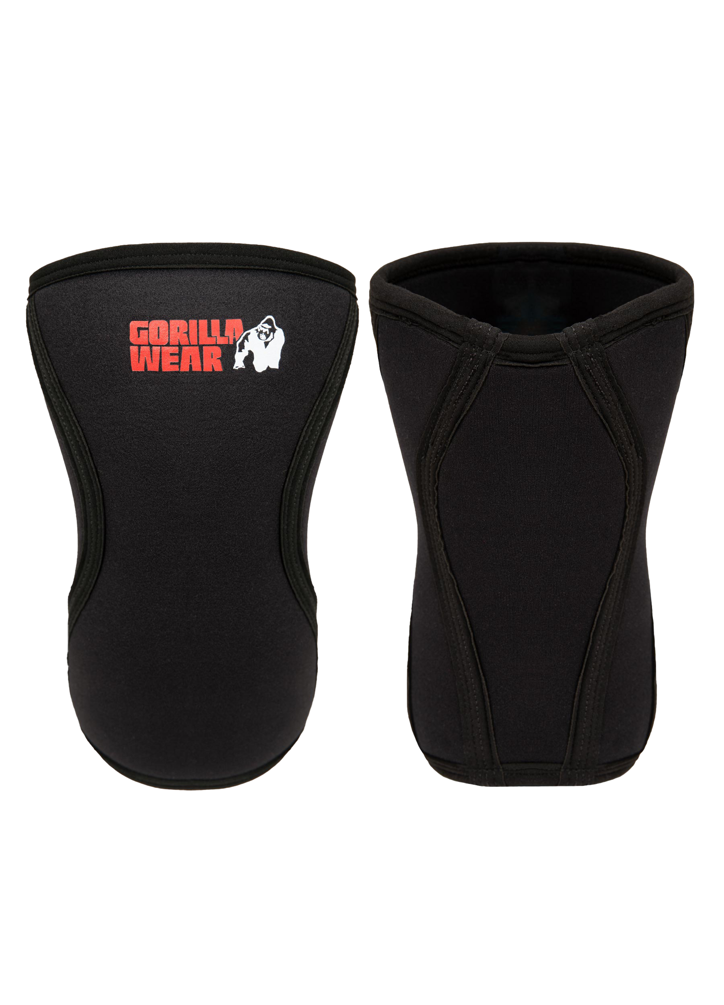 Gorilla Wear 7 MM Knee Sleeves, black