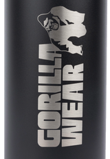 Gorilla Wear Insulated Stainless Steel Water Bottle 1000 ml, black