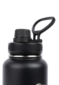 Gorilla Wear Insulated Stainless Steel Water Bottle 1000 ml, black