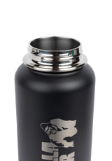 Gorilla Wear Insulated Stainless Steel Water Bottle 1000 ml, black