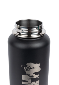 Gorilla Wear Insulated Stainless Steel Water Bottle 1000 ml, black