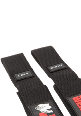 Gorilla Wear Padded Silicone Lifting Straps, black