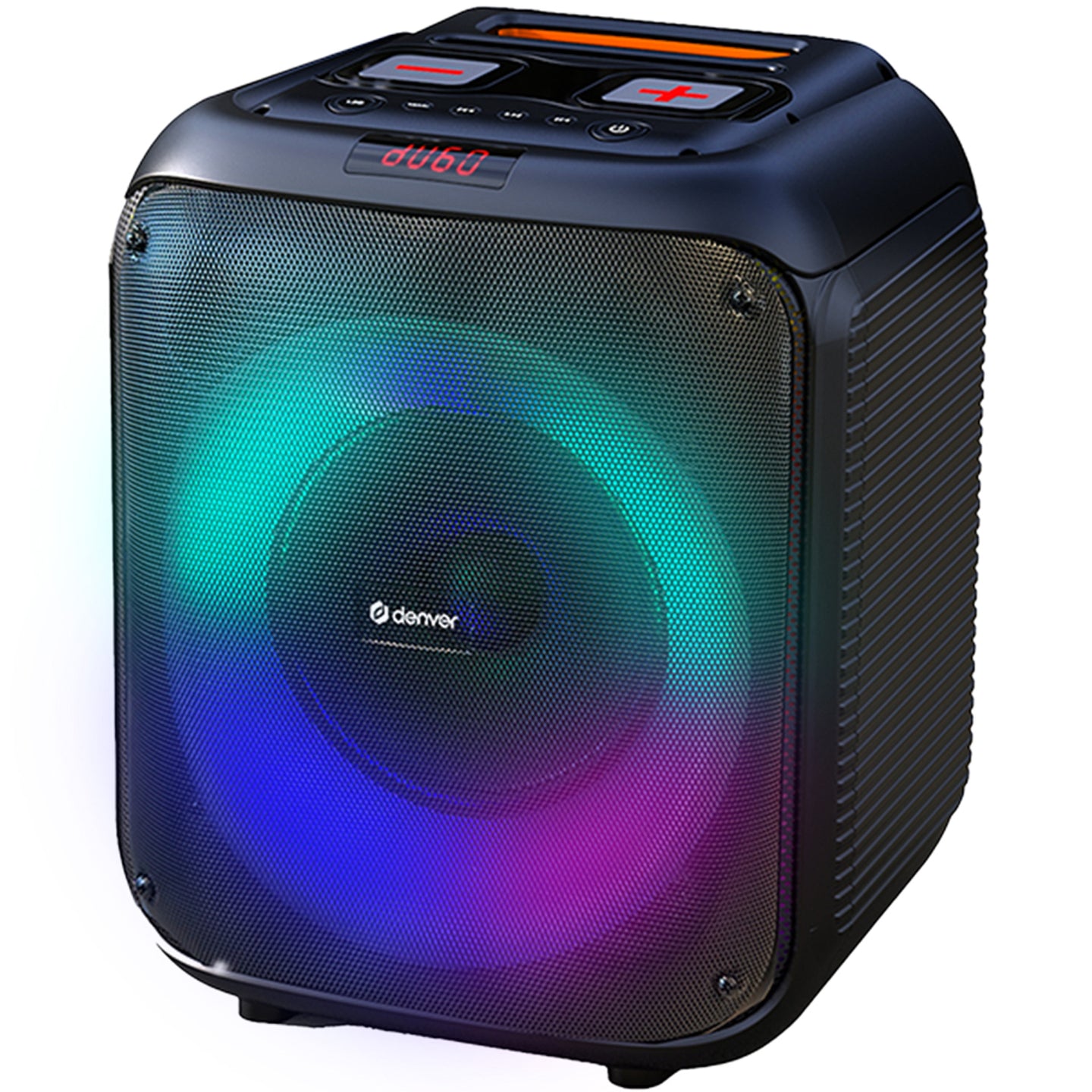 Denver Högtalare 8" woofer LED-ljus Bluetooth BPS-250