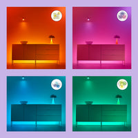 WiZ WiFi Smart LED E27 40W Filament Färg + Varm-kallvit 470lm