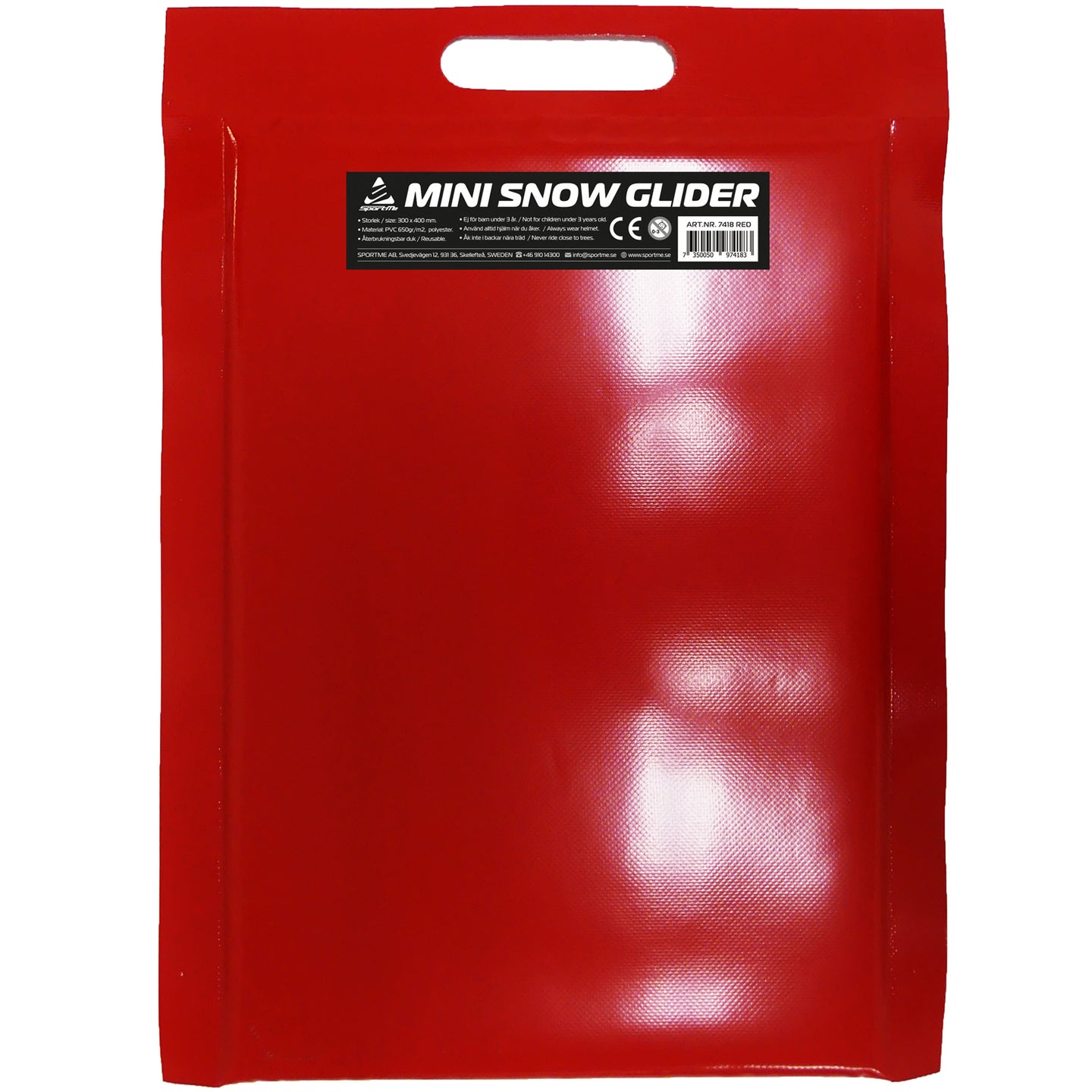 SportMe Åkmadrass Mini 30 x 40cm Röd