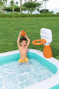 Bestway Familjepool Dunk n Splash 251 x 168 x 102cm