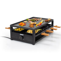 Princess Raclette 162655 Black Steel Raclette för 8pers.