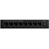 Strong 8-port Gigabitswitch Metall Svart
