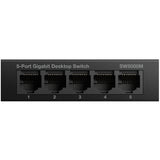 Strong 5-port Gigabitswitch Metall Svart
