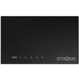 Strong 5-port Gigabitswitch Metall Svart