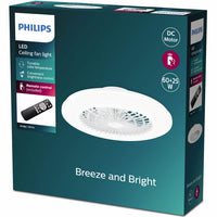 Philips Amigo Takfläkt med LED-belysning Varm-/kallvitt 6000 lm