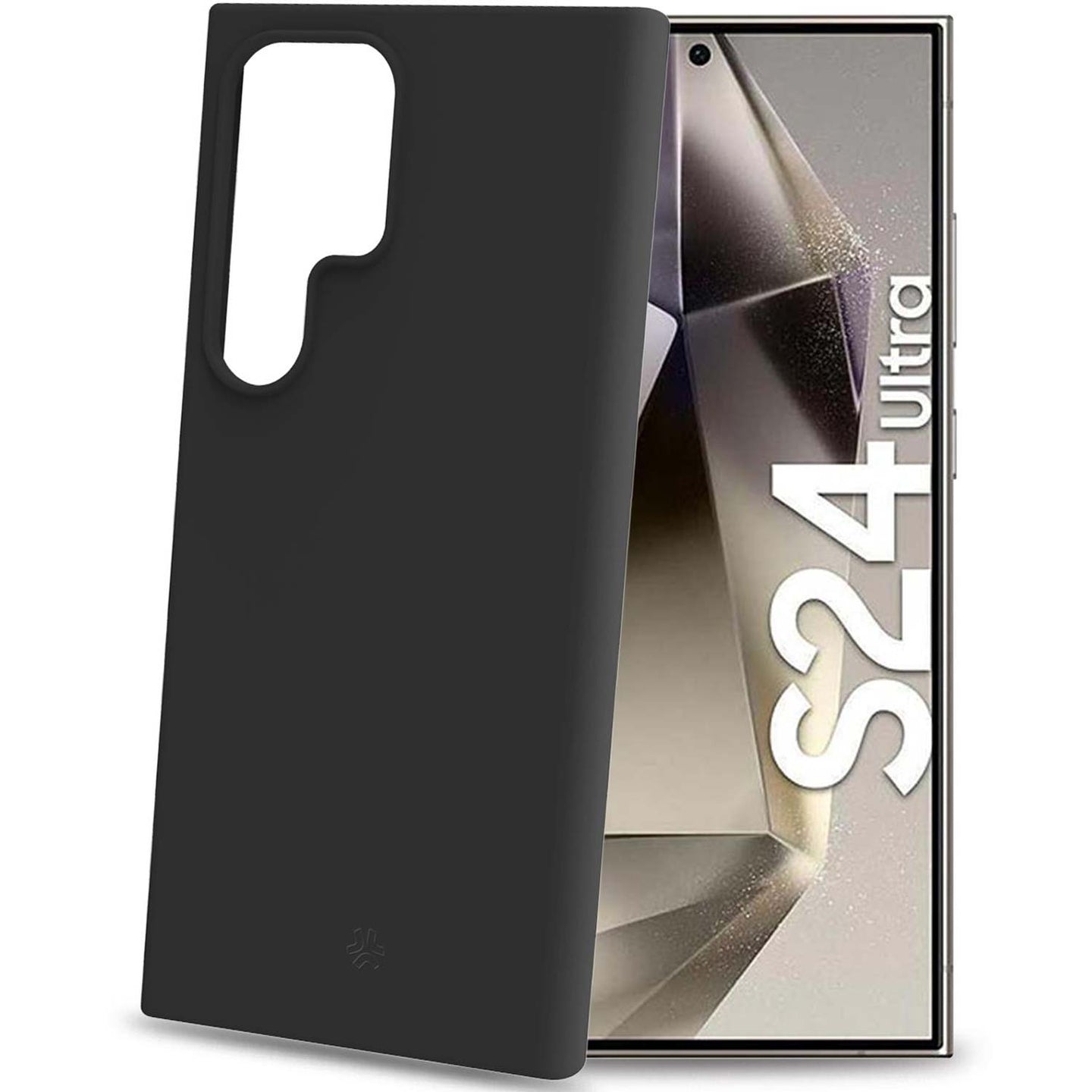 Celly Cromo Soft rubber case Galaxy S24 Ultra 5G Svart