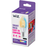 WiZ WiFi Smart LED E14 Kron 40W 470lm Filament Varm-kallvit