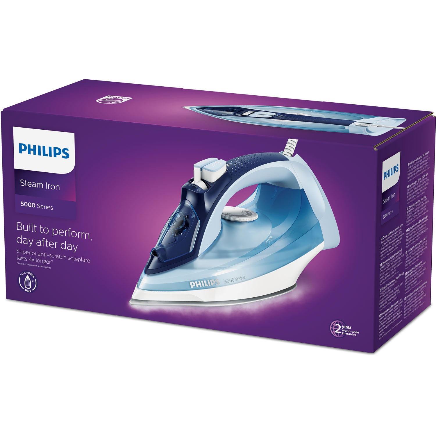 Philips Ångstrykjärn DST5030/20 2400W Steamglide sula