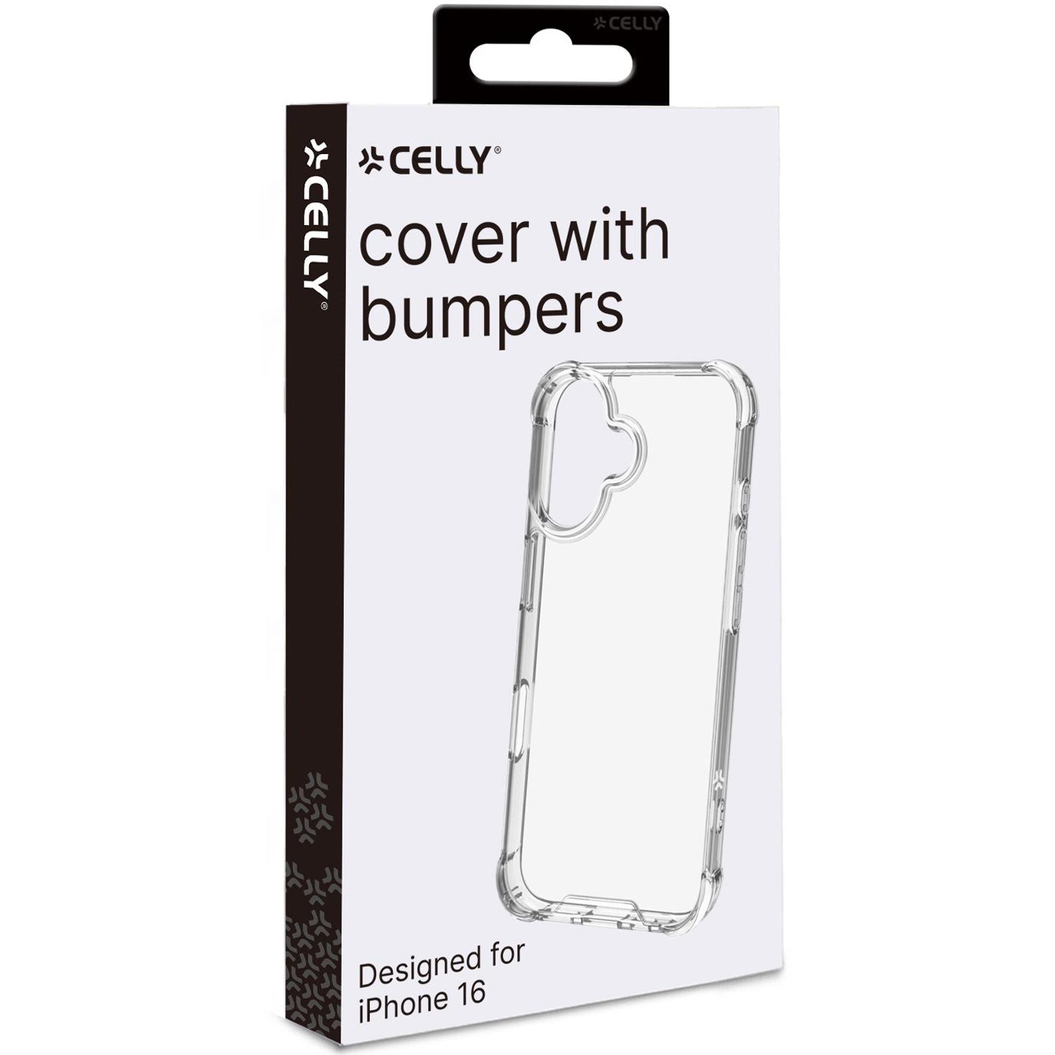 Celly Armor Stöttåligt skal iPhone 16 Transparent