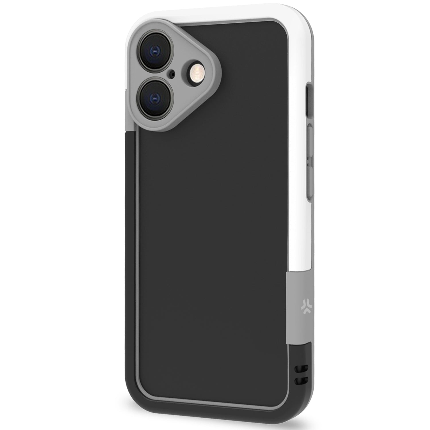 Celly Bumper iPhone 16 Svart/Vit