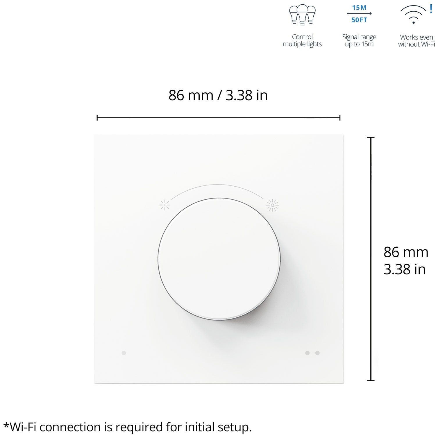 WiZ WiFi Smart Dimmer Dial switch