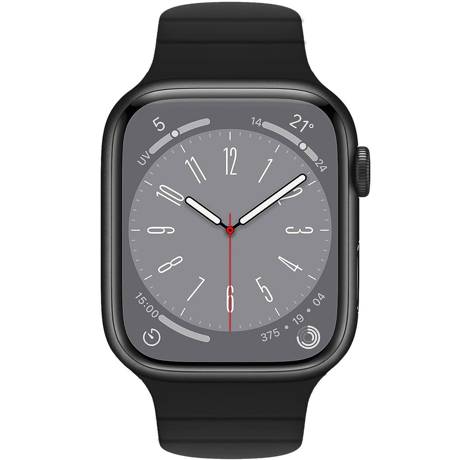 Celly Armband till Apple Watch 42/44/45mm Magnetiskt Svart/Orange