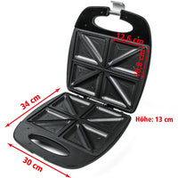 Rommelsbacher Smörgåsgrill ST 1410 4 Skivig Xylan® Plus Beläggning 1400W