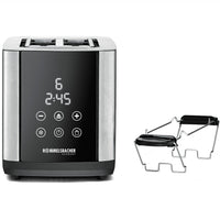 Rommelsbacher Brödrost Sunny TO 850 Rostfri LED-Disp Touch Control
