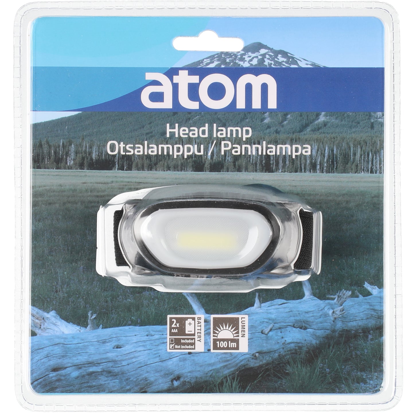 Atom Pannlampa 100 Lumen