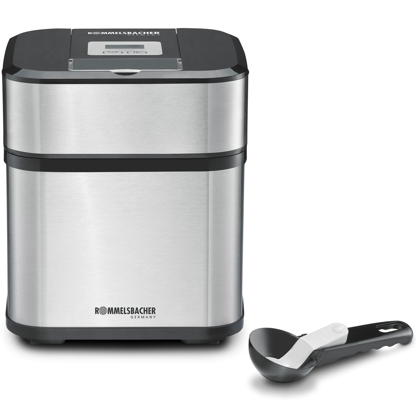 Rommelsbacher Glassmaskin IM 12 Kurt 0,5l Rostfri Sorbet,Glass Frusen Yogurt Slush