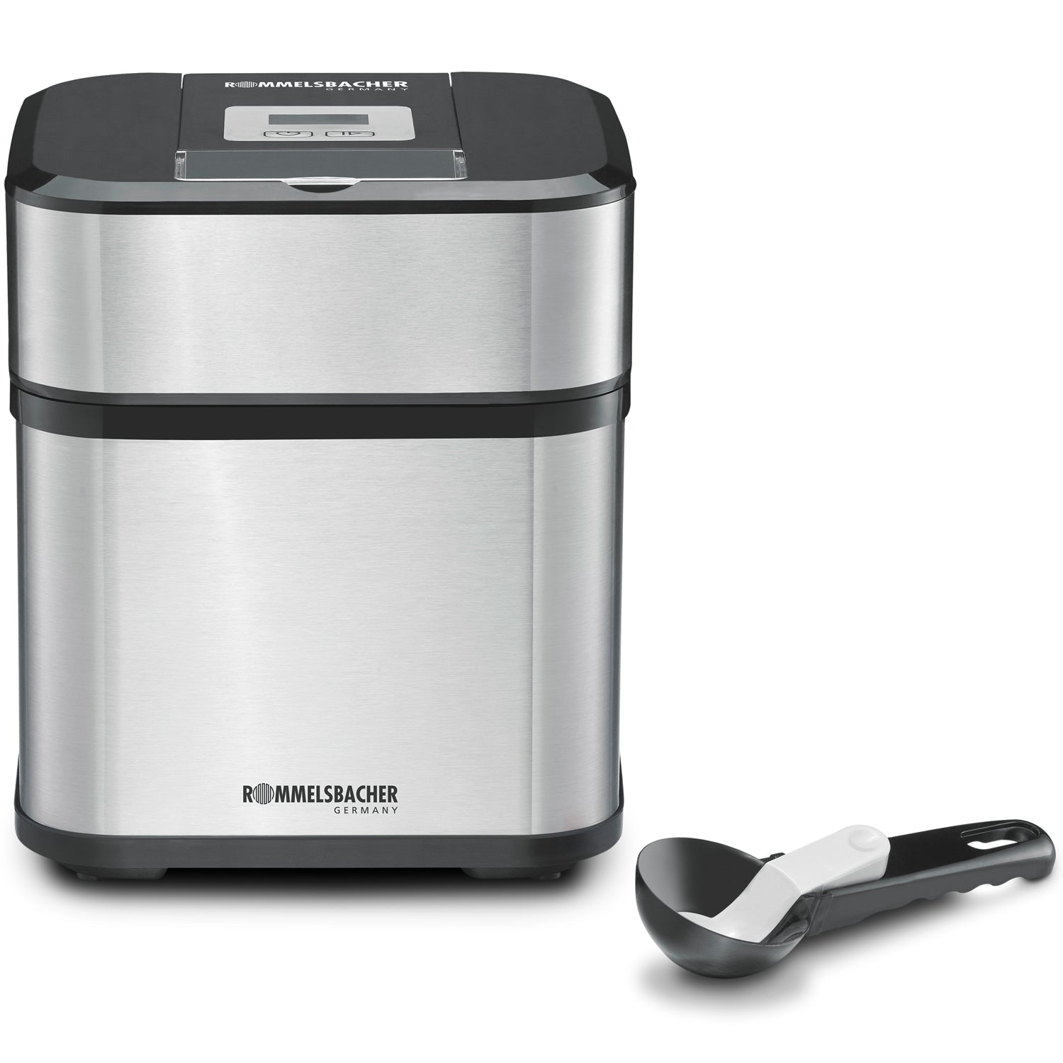 Rommelsbacher Glassmaskin IM 12 Kurt 0,5l Rostfri Sorbet,Glass Frusen Yogurt Slush