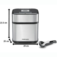 Rommelsbacher Glassmaskin IM 12 Kurt 0,5l Rostfri Sorbet,Glass Frusen Yogurt Slush