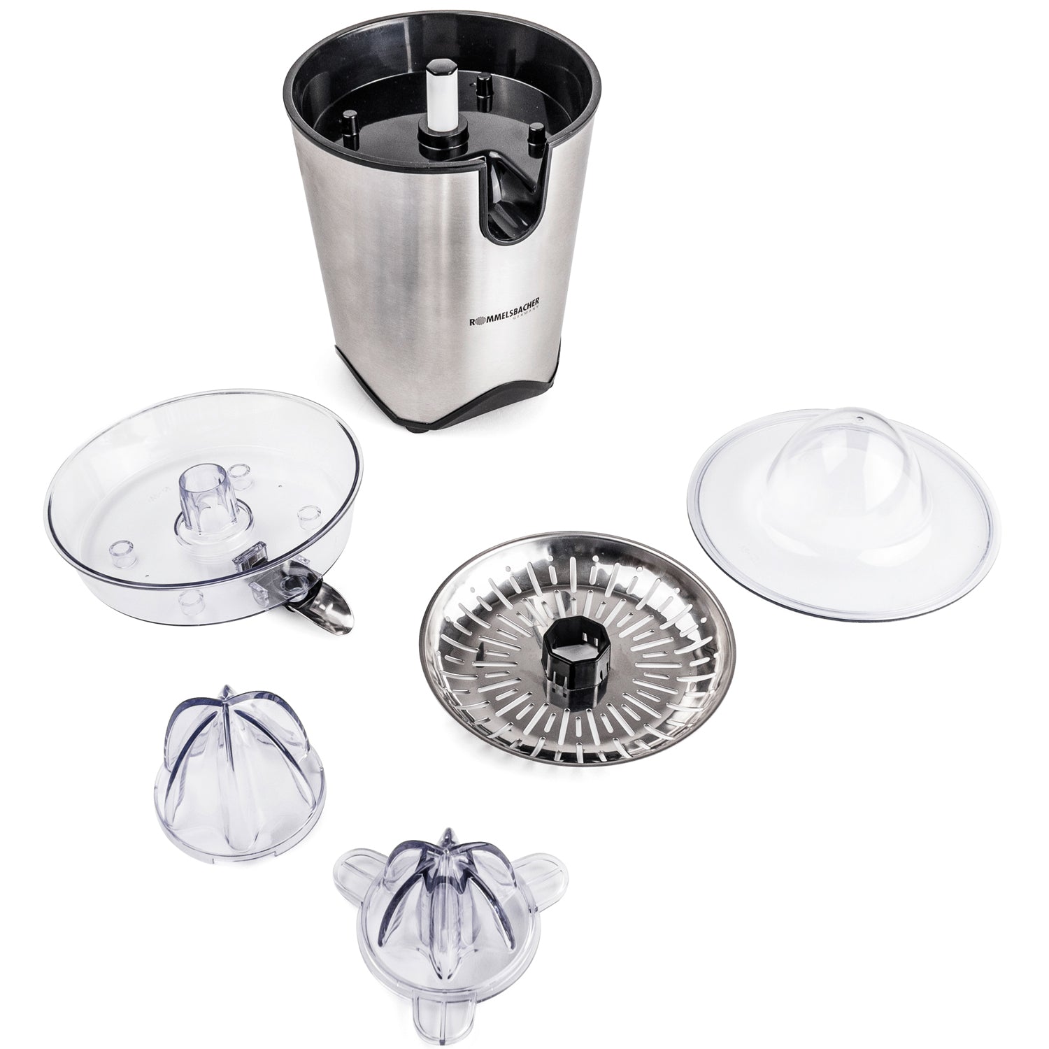 Rommelsbacher Citruspress ZP 60/E Rostfritt stål Powerful Low Noise