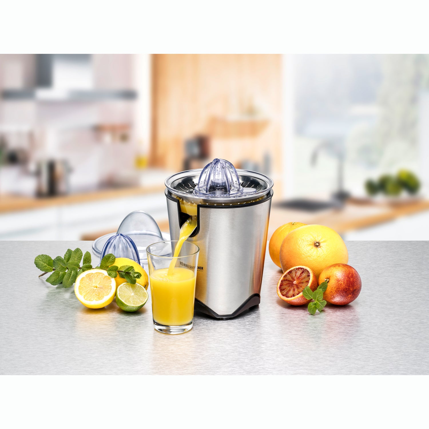 Rommelsbacher Citruspress ZP 60/E Rostfritt stål Powerful Low Noise