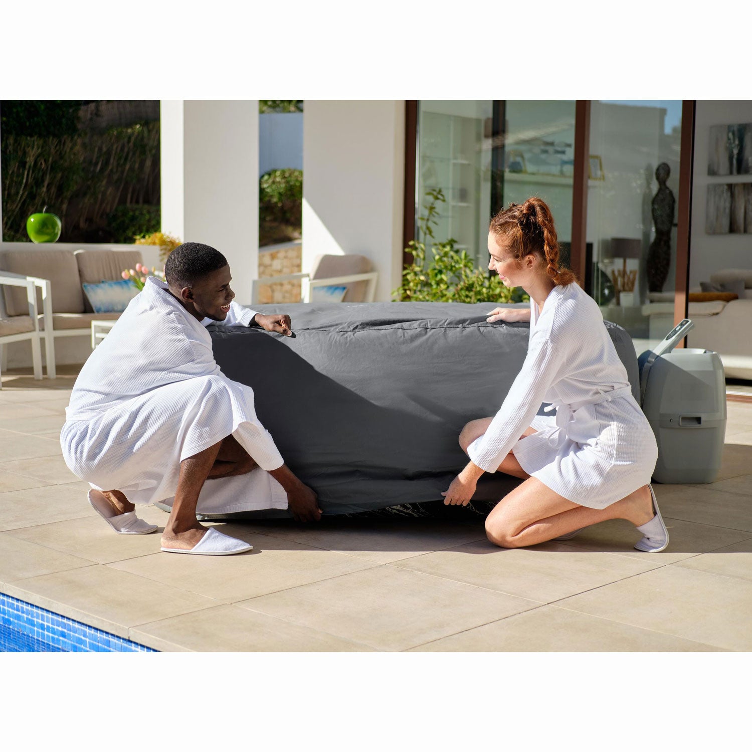 Bestway Lay-Z-Spa Thermal Skydd för Spabad Fyrkant 1.80m x 1.80m x 71cm