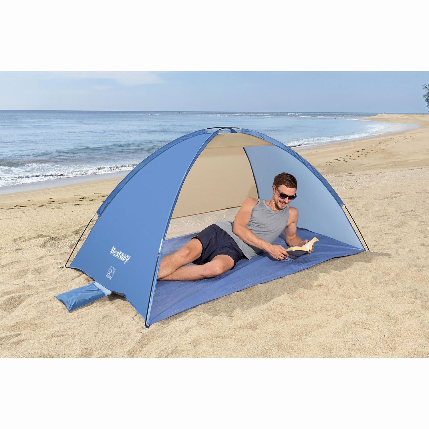 Bestway Strandtält Pavillo 2.00m x 1.20m x 95cm