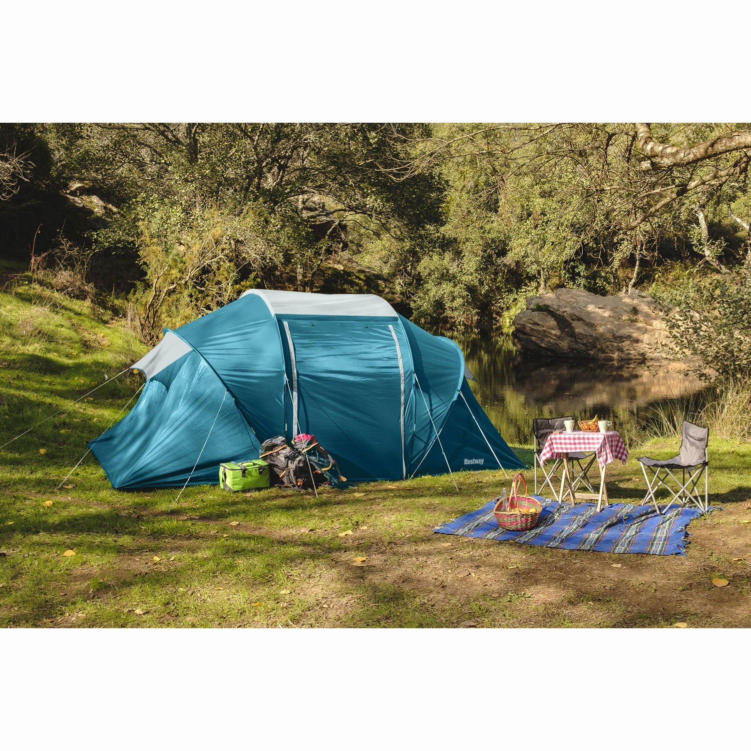 Bestway Familjetält 4man 4.60m x 2.30m x 1.85m