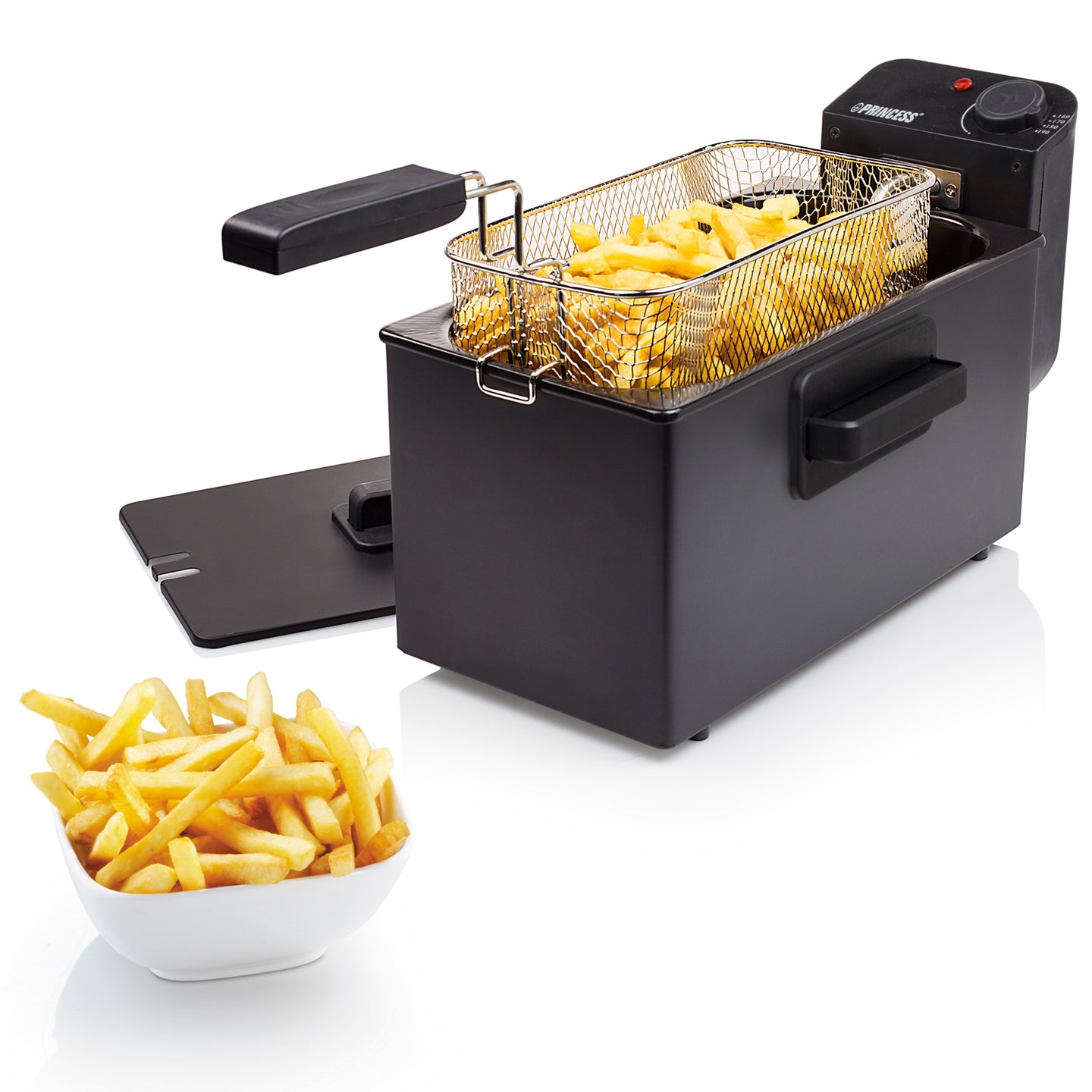 Princess Fritös 3l 182727 Rostfritt stål. Svart