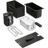 Princess Fritös 3l 182727 Rostfritt stål. Svart