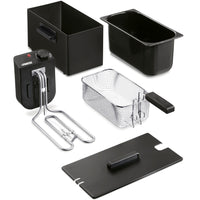 Princess Fritös 3l 182727 Rostfritt stål. Svart