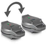 Princess Bubble våffeljärn 132465 Ø 20 cm - Rotation function