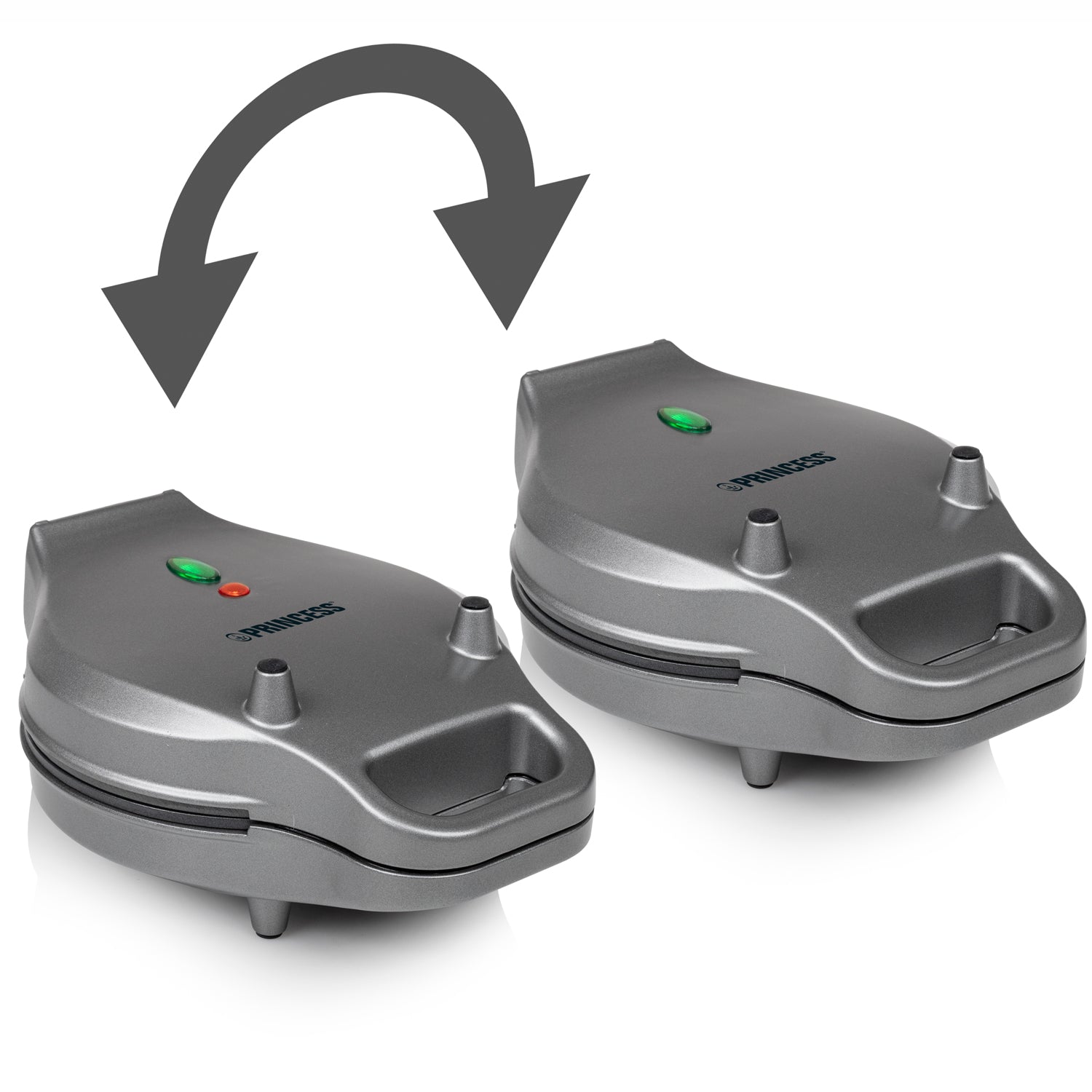 Princess Bubble våffeljärn 132465 Ø 20 cm - Rotation function