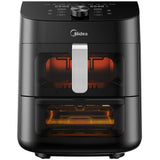 Midea Airfryer 2 i 1 Kombination med Ugn 6,4 + 4,4 Liter