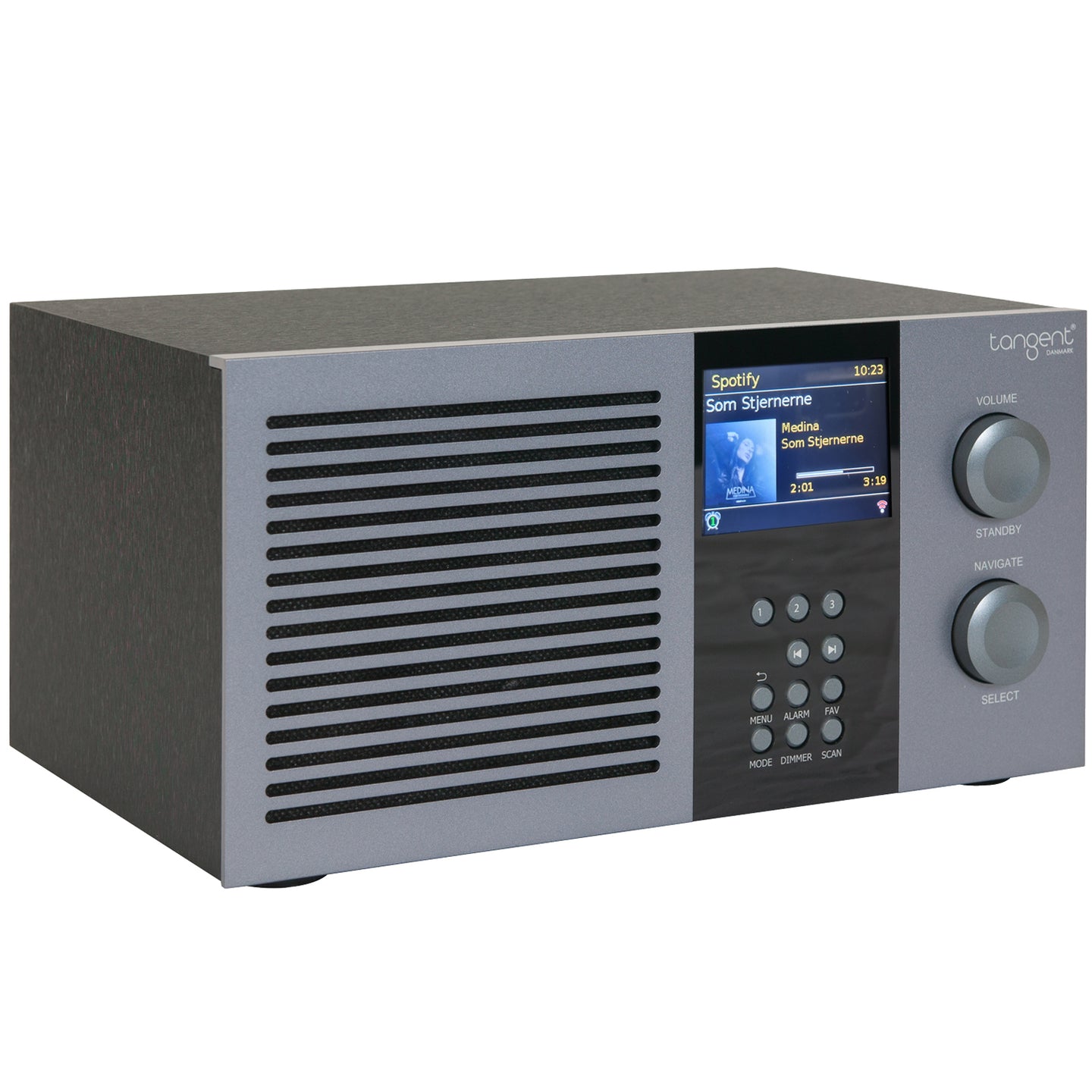 Tangent Radio FM DAB+ Internet Bluetooth Mono Tre Svart