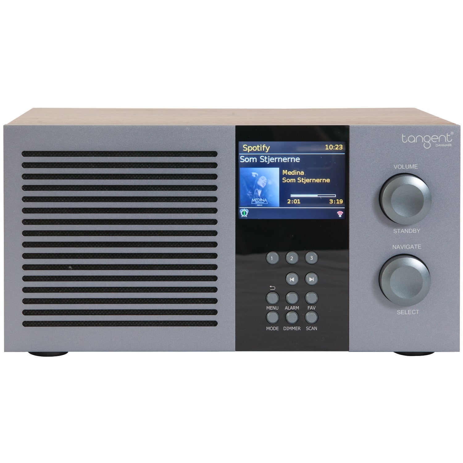 Tangent Radio FM DAB+ Internet Bluetooth Mono Tre Valnöt