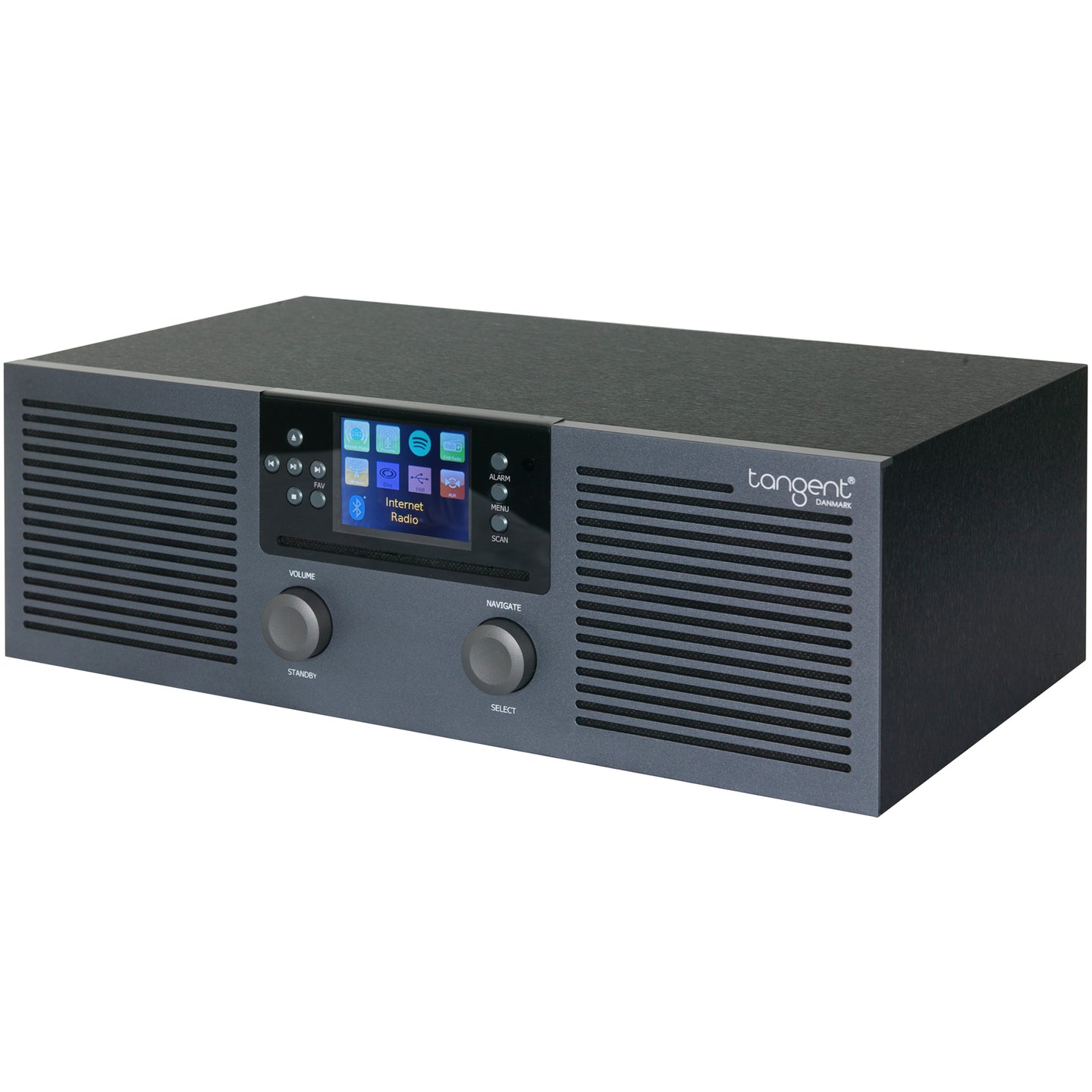 Tangent Radio FM DAB+ Internet CD Bluetooth Stereo Fem Svart