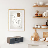 Tangent Radio FM DAB+ Internet CD Bluetooth Stereo Fem Valnöt