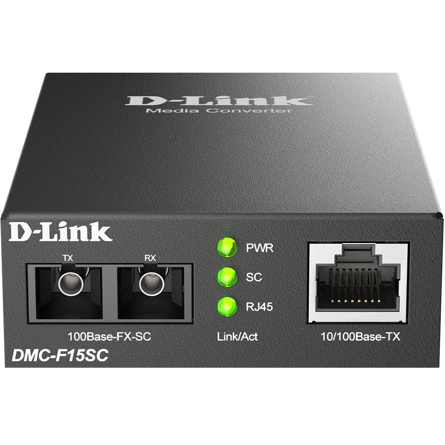 D-Link DMC-F15SC 10/100BaseTX to 100BaseFX SC Single-mode Media Converter 15km