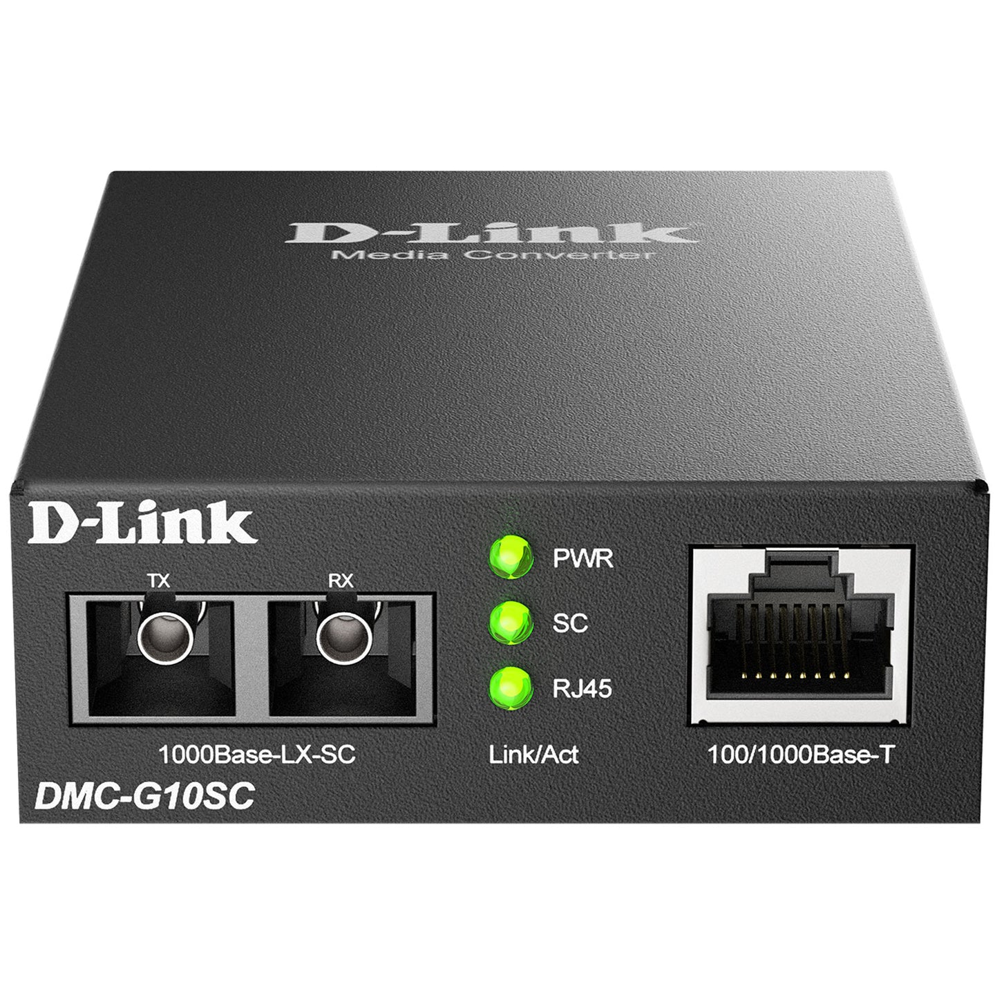 D-Link DMC-G10SC 100/1000BaseT to 1000BaseLX SC Single-mode Media Converter 10 km