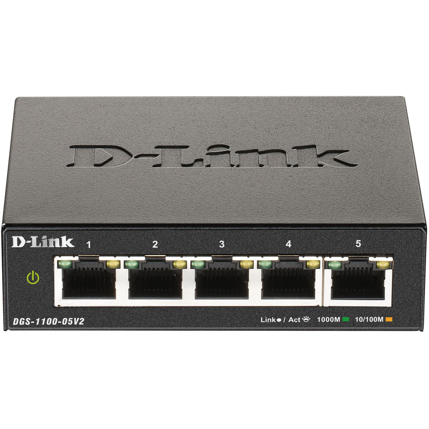 D-Link DGS-1100-05V2 5-port Smart Administrerbar Gigabitswitch