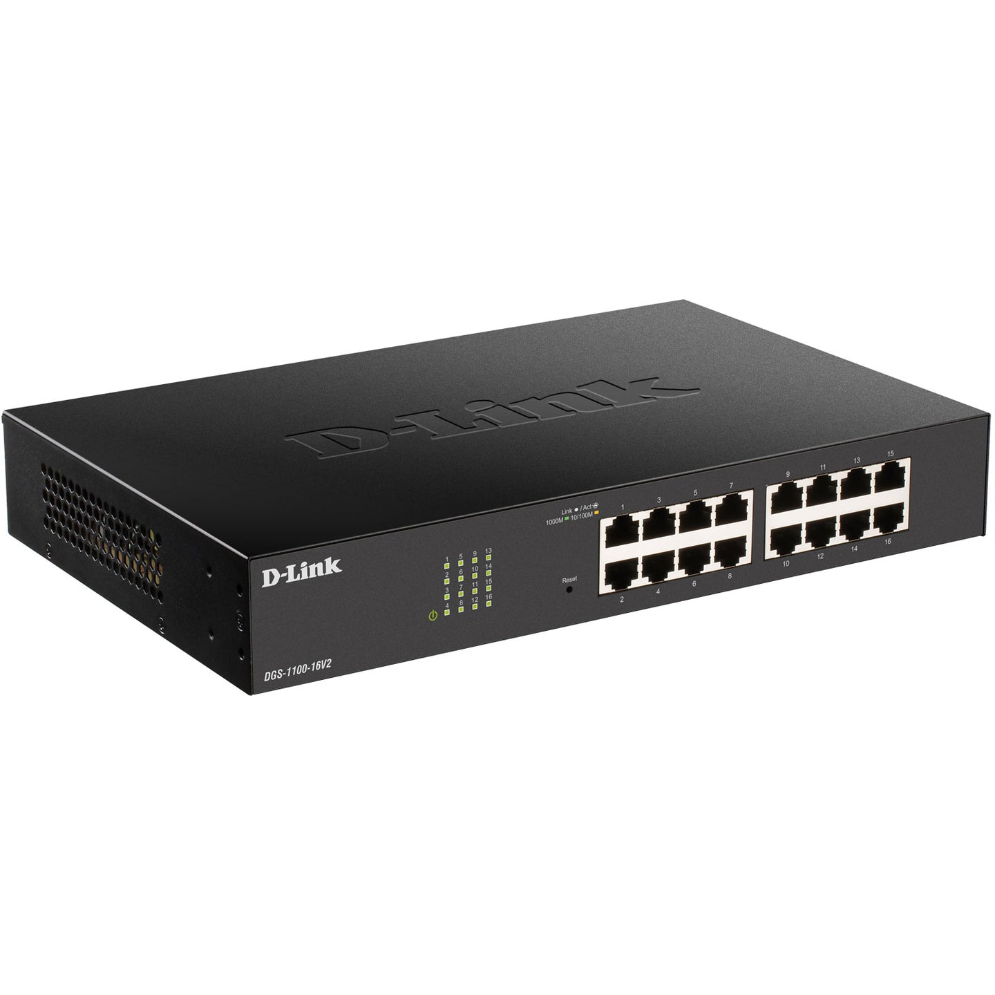 D-Link DGS-1100-16V2 16-port Smart Administrerbar Gigabit-Switch