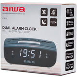 AIWA Klockradio med dubbla alarm